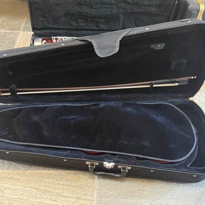 15" viola with case and bow. Made in Romania image 13