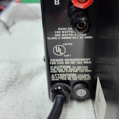 UREI (JBL) Model 6260 Vintage Stereo Power Amplifier 1984 (NO FAN ) image 3