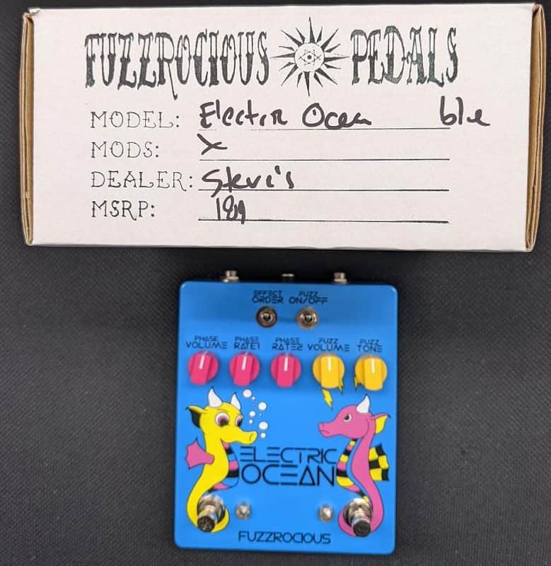 Fuzzrocious Pedals Electric Ocean Fuzz and Phaser Standard image 1