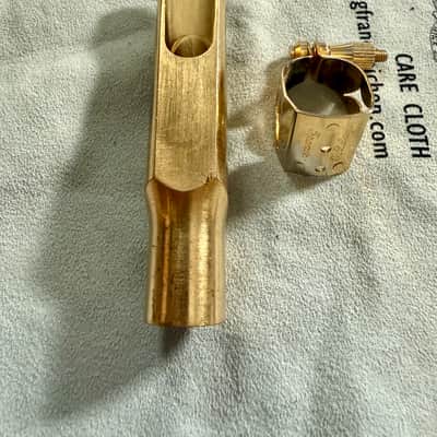 Tenor Mouthpiece Lebayle 7 goldplated  2004 - Gold plated image 2
