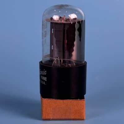 1958 General Electric 6SN7 Vintage Gray plate vacuum tube! Tests Good! T573 image 2