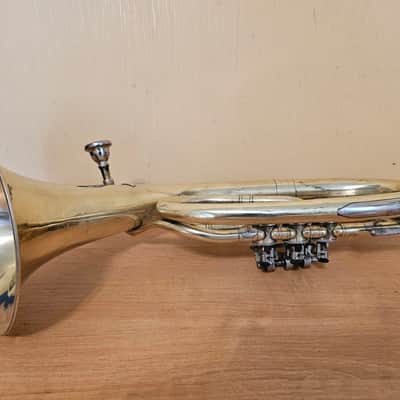 Alto Wind Brass Musical Instrument USSR Soviet Alt Vintage and Rare image 4