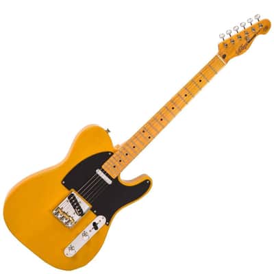 Vintage V52 ReIssued Electric Guitar - Butterscotch (V52BS) image 1