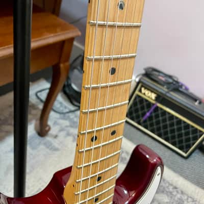 1991 Fender American Strat Burgundy image 11