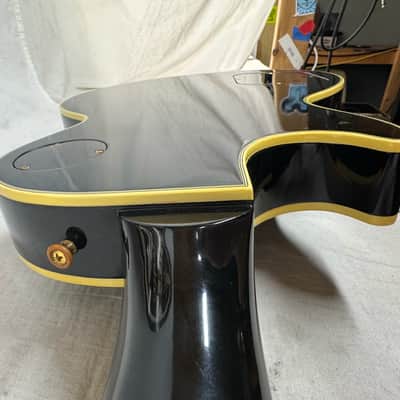 Gibson Custom 1954 '54 Les Paul Custom Staple Pickup Reissue Guitar with Bigsby + Case - Black Beauty image 24