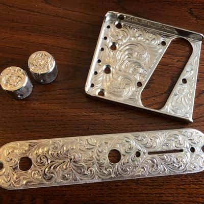 El Dorado Hand-Engraved Telecaster Guitar Parts Set All parts | Reverb