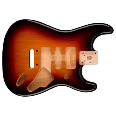 Fender Deluxe Series Stratocaster HSH 3-Tone Sunburst 0997103700 image 2
