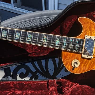 2002 Gibson Custom Shop Les Paul Elegant - AAAA - Amber Quilt Top - 7lbs - 12oz image 3