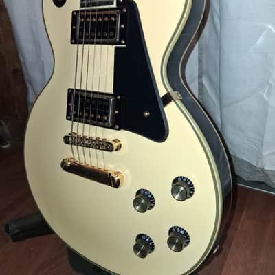 Epiphone Les Paul Custom Blackback PRO 2014 - 2019 - Antique Ivory image 3