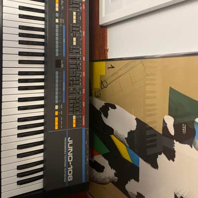 Roland Juno-106 61-Key Programmable Polyphonic Synthesizer 1984 - 1985 - Black image 5