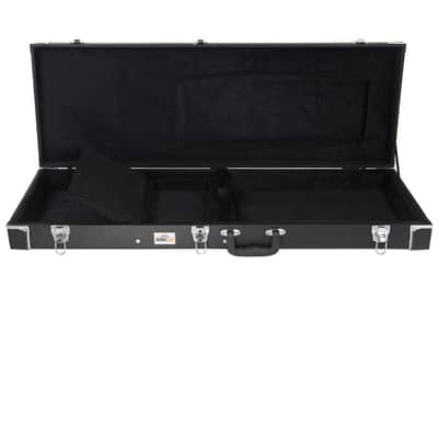 Gearlux Rectangular Bass Guitar Hard Case - Black image 3