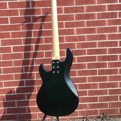 2020 G&L CUSTOM SHOP USA Matador Dragon Skin 4-String Electric Bass Guitar w/ Black Tolex Case image 9