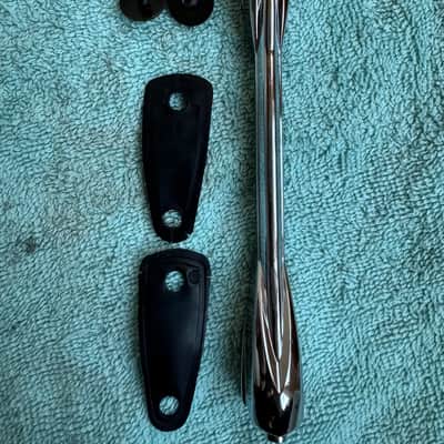Premier Lot of 6 Tom or Snare Drum Lugs + Mounting Screws 90s - Chrome image 2