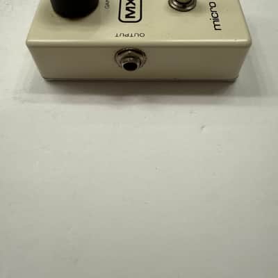 MXR Micro Amp Clean Boost Rare Vintage 1981 Block Logo Guitar Effect Pedal image 4