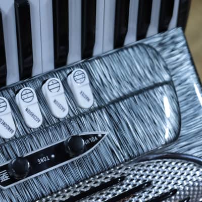 Giulietti Musette Model 120-Bass 41-Key Gray Piano Accordion w/Case #17568 image 15