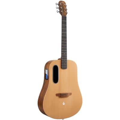 Lava Music ME 4 41” Spruce Series Guitar - Woodgrain Brown & Burlywood image 2