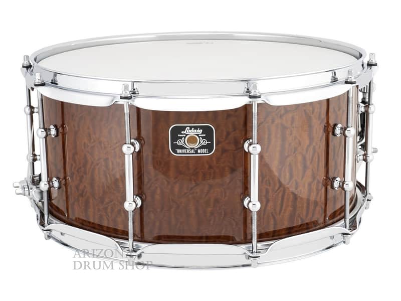 Ludwig LU6514BE Universal Beech / Sapele 6.5x14" Snare Drum image 1
