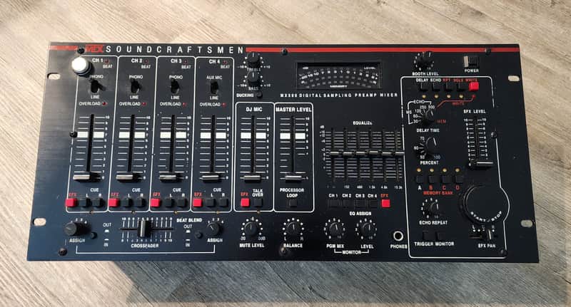 Mtx Soundcraftsmen Mx500 90's - Black/ Red trim | Reverb