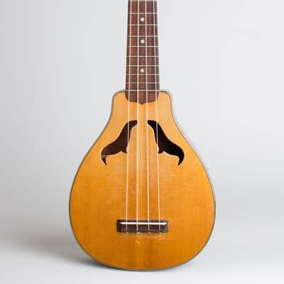 Harmony Roy Smeck Vita-Uke Ukulele, c. 1929, original black chipboard case. image 1
