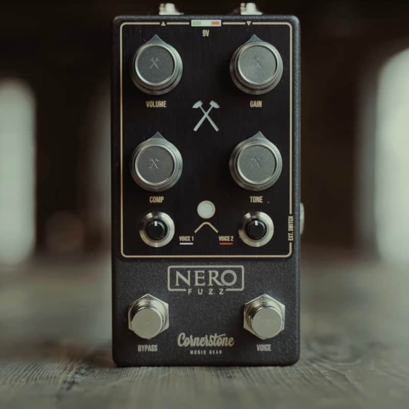 Cornerstone NERO Fuzz + Built-in Gladio SC Dumble Overdrive Guitar Pedal image 1