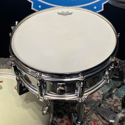 Slingerland -  5x14" Gene Krupa Sound King Snare Drum, 10 Lugs, Trick Strainer, 1970s Chrome over Brass image 18