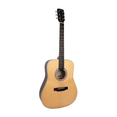 Gold Tone The Dread Acoustic-Electric All Solid Wood Guitar with Bag (Satin Natural) image 2