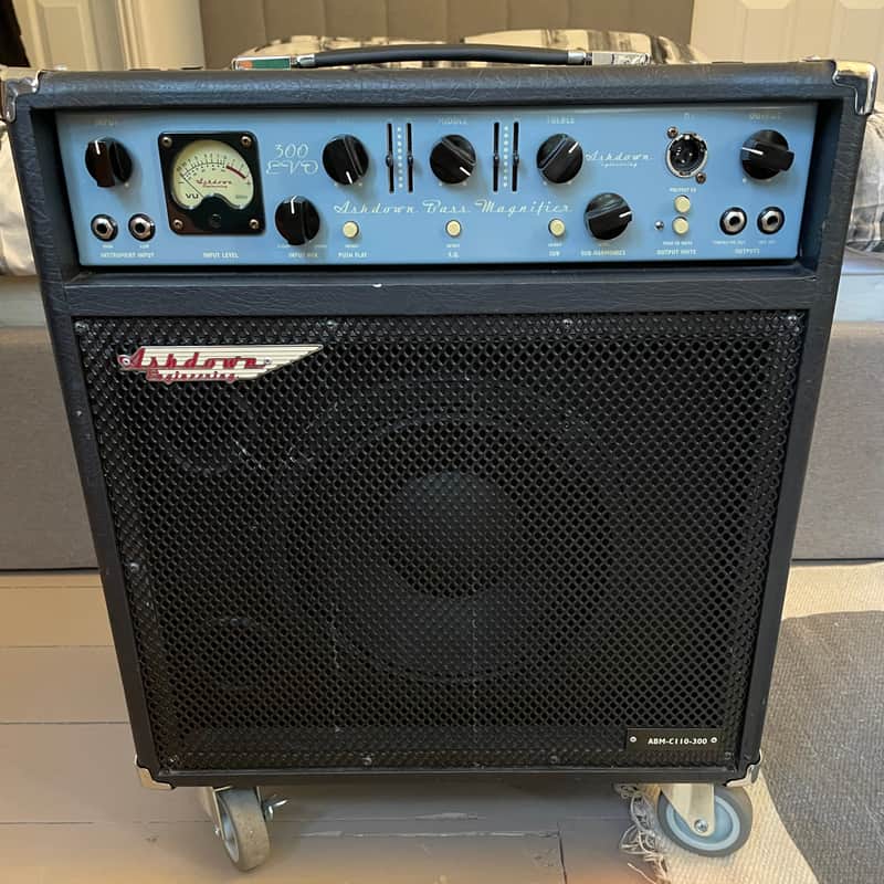 Ashdown ABM C110 300 EVO (2002) Made in UK Rare Vintage Bass Combo Amplifier 1x10"(Upgraded to Faital Pro Speaker)) image 1