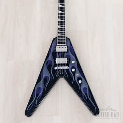 2002 Jackson USA Dave Mustaine Y2KV Black Ghost Flames w/ Hangtags & Case image 2