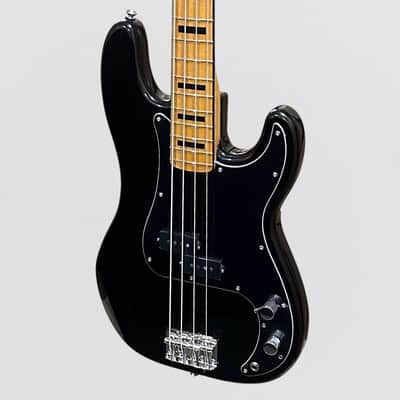 Fender Squier Classic Vibe '70s Precision P 4 String Electric Bass Guitar - Black image 3