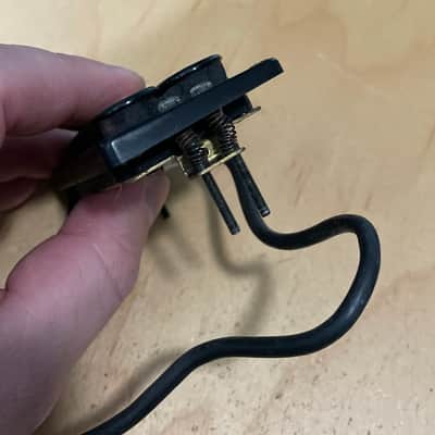1980's Kramer Pacer Schaller Made in Germany Black Bridge Humbucker Pickup w/ Ring image 4