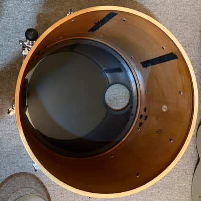 RARE Vintage Noble & Cooley Star Series 22 x 18" Bass Drum in Honey Amber Gloss image 15