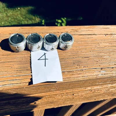 Peavey vintage 70s aluminum set-screw knobs (lot of 4) image 1
