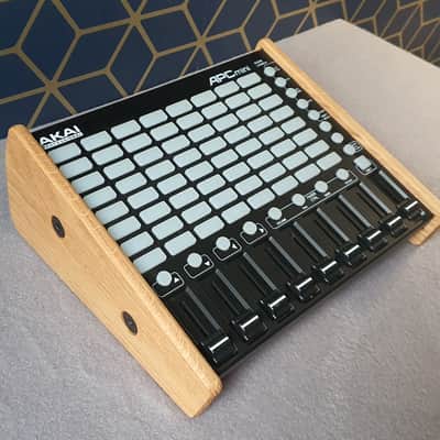 Akai APC Mini Oak Stand (ONLY) from Synths And Wood with VESA Mounting image 3