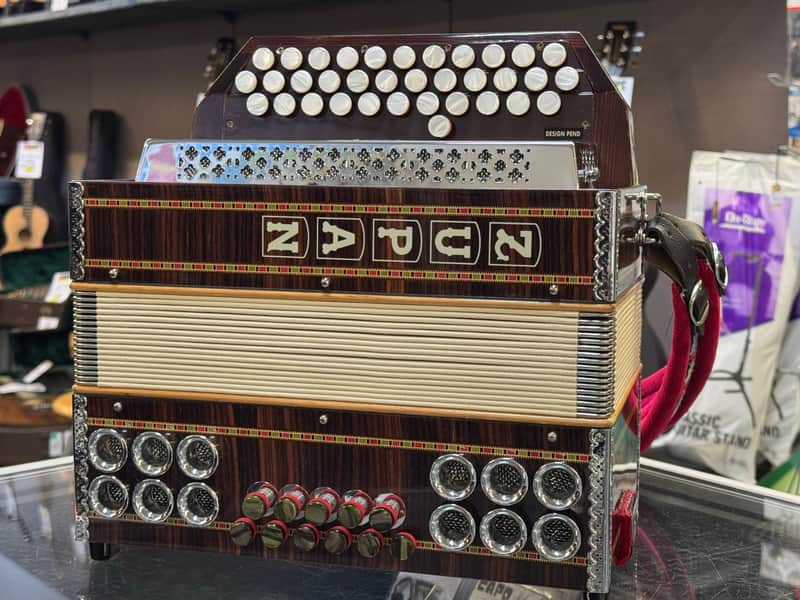 Zupan Alpe II D Steirische Accordion G-C-F – Palisander – Helikon Bass – Excellent Condition image 1