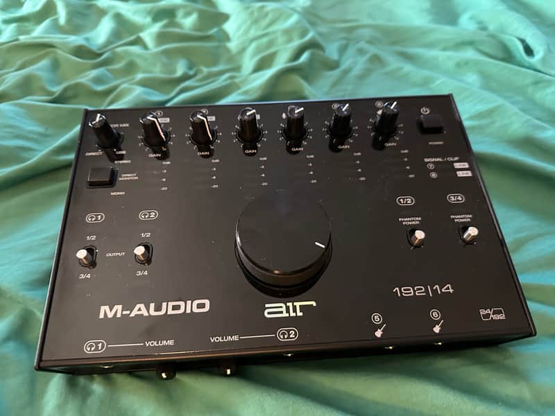 M-Audio AIR 192|14 USB Audio / MIDI Interface 2019 - 2020 Black image 1