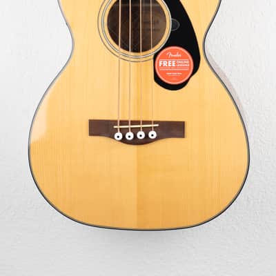 Fender CB-60SCE Acoustic-Electric Bass - Natural image 2