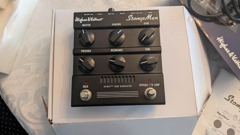 Hughes & Kettner StompMan 50-Watt Pedalboard Guitar Amp 2022 - Present - Black image 1