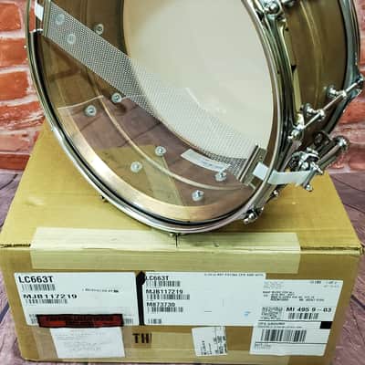 Ludwig Copper Phonic 6.5x14" Raw Patina Finish Copper Snare Drum Tube Lugs LC663T | NEW | Made in the USA | Authorized Dealer image 8