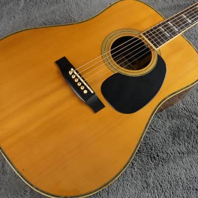 Pro Martin W-250 Vintage MIJ Dreadnought Acoustic Guitar w/ Gig Bag image 5