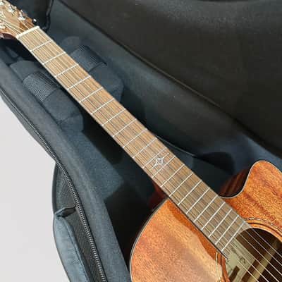Alvarez MD66CE Mahogany Dreadnought Acoustic-Electric Guitar - Natural image 11