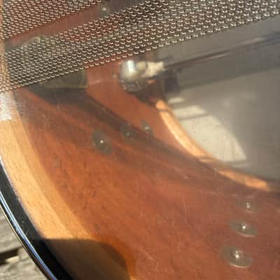 Premier Royal Scot Pipe Band Snare Drum #2 1970s - Grey Marble and Chrome image 6