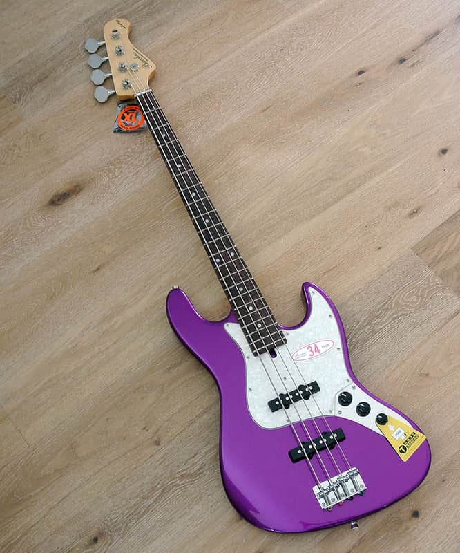 Bacchus Global Series - WL-434 Purple Heart Limited - 4 String Bass - Metallic Purple image 1