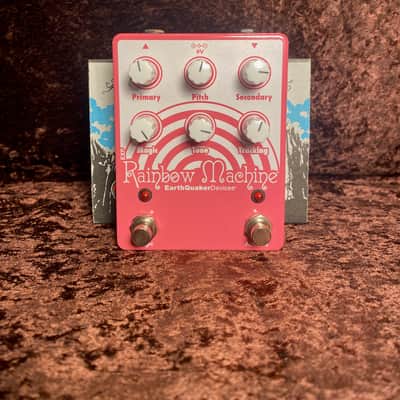 EarthQuaker Devices Rainbow Machine Polyphonic Pitch Shifting Modulator V2 2017 - Present - Pink Sparkle / White Print image 1
