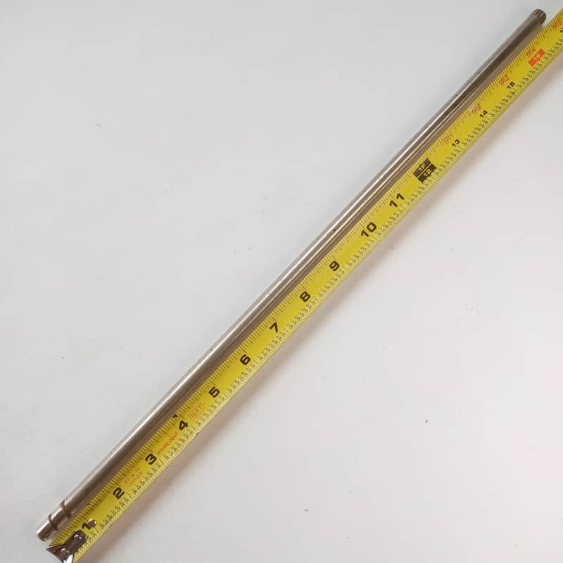 Ludwig/WFL 50s-60s Club Date Clipper 3/8x17"Straight Floor Tom Leg Smooth Nickel image 1