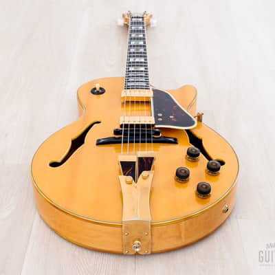 1980 Ibanez George Benson Signature GB10 Archtop Electric Guitar Natural Near-Mint, Japan Fujigen image 13