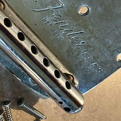 1964 1965 1966 Fender Mustang guitar tremolo bridge image 2
