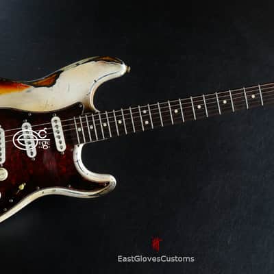 Fender Stratocaster Vintage White/Sunburst Custom Shop Texas Special Heavy Aged Relic  (RARE) image 19