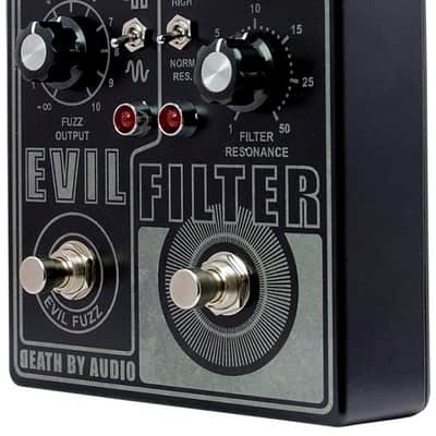 New Death By Audio Evil Filter Fuzz Guitar Effects Pedal w/ Cables image 2