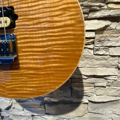 Ernie Ball Music Man Axis Super Sport lefty Natural Flame Maple Top image 16
