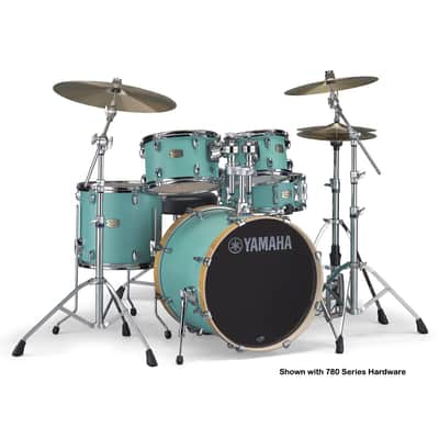 Yamaha Stage Custom Birch 22" Fusion Drum Kit Including Hardware-Classic White / 780 Series Single Braced Bild 6